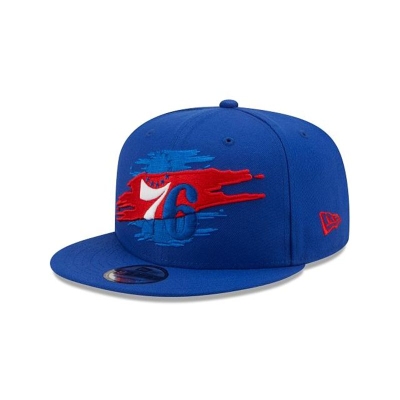 Philadelphia 76ers Gorra | New Era NBA Logo Tear 9fifty Snapback Cap Mexico - Azules